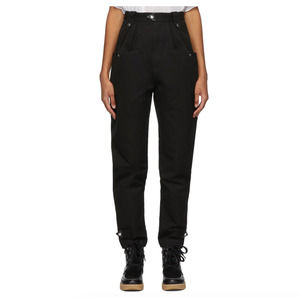 Isabel Marant Etoile Black Pulcie Trousers 34 EU 2 US